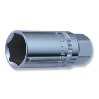 JONNESWAY Klucz nasadowy do wiec zaponowych z magnesem, Rozmiar: 1/2`` x 16mm, L (mm): 22,0, Waga (g): 64