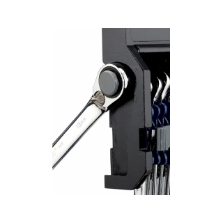 DRAPER Komplet 7 kluczy pasko-oczkowych z grzechotk 8-19mm