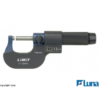 LIMIT Mikrometr model 11910, Zakres pomiarowy (mm): 0-25