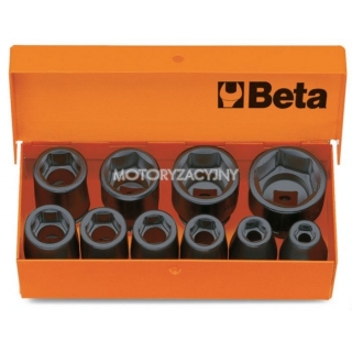 BETA Komplet 10 nasadek udarowych w pudeku metalowym model 710/C10