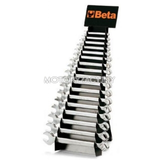 BETA Komplet 17 kluczy pasko-oczkowych z podstawk 42/SP17