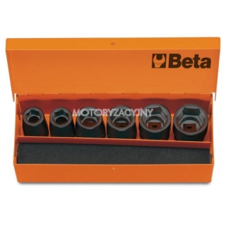 BETA Komplet 6 nasadek udarowych 1/2`` model 720/C6 w pudeku metalowym