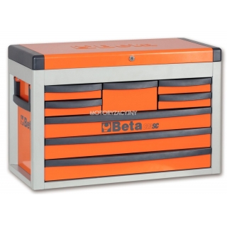 BETA Skrzynia narzdziowa z omioma szufladami model 2300/C23SC, Kolor: Pomaraczowy