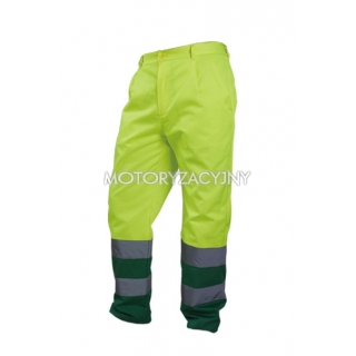 BETA Spodnie robocze ostrzegawcze o intensywnej widzialnoci, Kolor: to-Zielony, Rozmiar: M