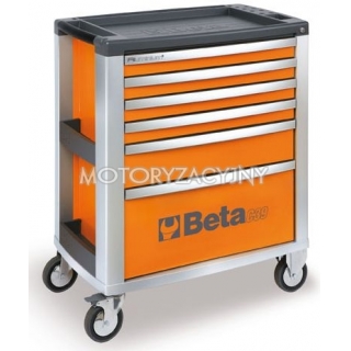BETA Wzek narzdziowy z 6 szufladami model 3900/C39, Kolor: Pomaraczowy