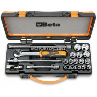 BETA Zestaw 16 nasadek 3/8`` szecioktnych z akcesoriami model 910A/C16