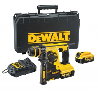 DEWALT Motowiertarka 3-funkcyjna SDS-Plus XR Li-Ion 18 V (2 akumulatory Li-Ion 4 Ah) DCH253M2