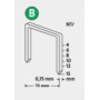 NOVUS Zszywki Typ NT B T: Blister y: 1600 p: NT/4, Typ opakowania Blister, Ilo sztuk 1600, Rozmiar (mm) NT/4