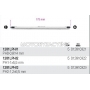 BETA Grot dwustronny paski krzyowy profil Phillips model 1281LPH, Rozmiar: PH0-0,8X4 mm