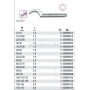 BETA Klucz hakowy z pazurem model 99, Rozmiar (mm): 80-85-90, Pazur B (mm): 3,0