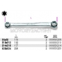 BETA Klucz oczkowy dwustronny profil Torx wewntrzny model 95FTX, Rozmiar: E6xE8, Dugo L (mm): 115