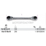 BETA Klucz oczkowy z dwukierunkowym mechanizmem zapadkowym dwunastoktny chromowany model 192, Rozmiar (mm): 8X10/12X13, Dugo L (mm): 160