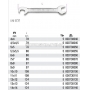 BETA Klucz paski dwustronny `mini` model 73, Rozmiar (mm): 4,5x4,5, Dugo (mm): 78