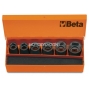 BETA Komplet 6 nasadek udarowych 1/2`` model 720/C6 w pudeku metalowym