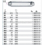 BETA Korpus nakrtki napinajcej model 8001Z, Rozmiar (mm): M5, Rozmiar (cal): 3/16, Maksymalne dopuszczalne statyczne obcienie robocze (kg): 115