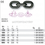 BETA acuch klasy 8 model 8100, Maksymalne dopuszczalne statyczne obcienie robocze (kg): 5300, A (mm): 39, B (mm): 16,9, C (mm): 13