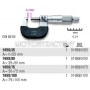 BETA Mikrometr zewntrzny model 1658, Przedzia A (mm): 025