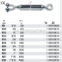 BETA Nakrtka napinajca (ruba rzymska) ucho-szakla model 8010Z, Rozmiar (mm): M30, Rozmiar (cal): 1 3/16, Maksymalne dopuszczalne statyczne obcienie robocze (kg): 4860
