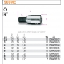 BETA Nasadka 1/4`` z kocwk trzpieniow szecioktn model 900ME, Rozmiar (mm): 3, rednica (mm): 12, Dugo L1 (mm): 5,0