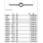 BETA Oprawka do narzynek model 444G, Dugo L (mm): 160, rednica (mm): 16x5