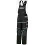 BETA Spodnie robocze na szelkach czarno-szare model 7823, Rozmiar: M
