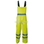BETA Spodnie robocze na szelkach ostrzegawcze o intensywnej widzialnoci model VWTC08, Kolor: ty, Rozmiar: S