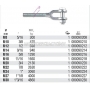 BETA ruba z szakl do nakrtek napinajcych, gwint lewy - ocynkowana model 8009FS, Rozmiar (mm): M20, Rozmiar (cal): 3/4, Maksymalne dopuszczalne statyczne obcienie robocze (kg): 2130