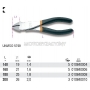 BETA Szczypce tnce boczne wzmocnione model 1084BM, Dugo L (mm): 140, Dugo L1 (mm): 19, Rozmiar (mm): 1,4