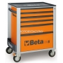 BETA Wzek narzdziowy z 6 szufladami model 2400/C24S6, Kolor: Pomaraczowy