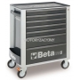 BETA Wzek narzdziowy z 7 szufladami model 2400/C24S7, Kolor: Szary