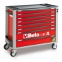 BETA Wzek narzdziowy z 8 szufladami 2400/C24SAXL/8, Kolor Czerwony