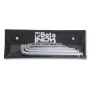 BETA Zestaw 7 kluczy trzpieniowych ktowych z kocwk kulist model 96BPINOX
