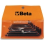 BETA Zestaw 8 kluczy trzpieniowych ktowych profil Temper Resistant Torx w pokrowcu 97RTX/B8
