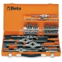 BETA Zestaw gwintownikw i narzynek ze stali HSS akcesoriami model 447/C37 w pudeku metalowym
