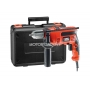 BLACK&DECKER  Wiertarka udarowa 600 W, 13 mm w walizce KR604CRESK