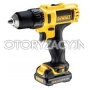 DEWALT Kompaktowa wiertarko-wkrtarka 10,8 V XR Li-Ion (2 akumulatory 2,0 Ah) DCD710D2