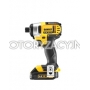 DEWALT Kompaktowa zakrtarka udarowa XR 14,4 V (2 akumulatory Li-Ion) DCF836D2