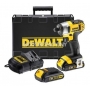 DEWALT Kompaktowa zakrtarka udarowa XR 18 V (2 akumulatory Li-Ion 2,0 Ah)  DCF886D2