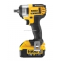 DEWALT Kompaktowy klucz udarowy 1/2`` XR Li-Ion 18 V (2 akumulatory Li-Ion 4 Ah) DCF880M2