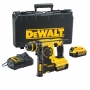 DEWALT Motowiertarka 3-funkcyjna SDS-Plus XR Li-Ion 18 V (2 akumulatory Li-Ion 4 Ah) DCH253M2