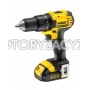 DEWALT Wiertarko-wkrtarka 14,4 V XR 13mm (2 akumulatory Li-Ion) DCD730C2 