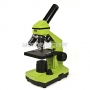 LEVENHUK Mikroskop 2L NG w kolorze Limonowym