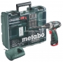 METABO Wiertarko-wkrtarka akumulatorowa PowerMaxx BS z wyposaeniem, 10,8 V Mobilny warsztat
